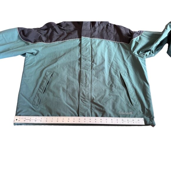 Timberland Jacket Men's XL Green and Black Weathergrear 3 in 1 Exterior Nylon - Picture 9 of 16
